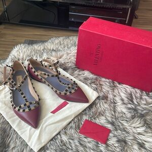 Valentino shoes flats with stud